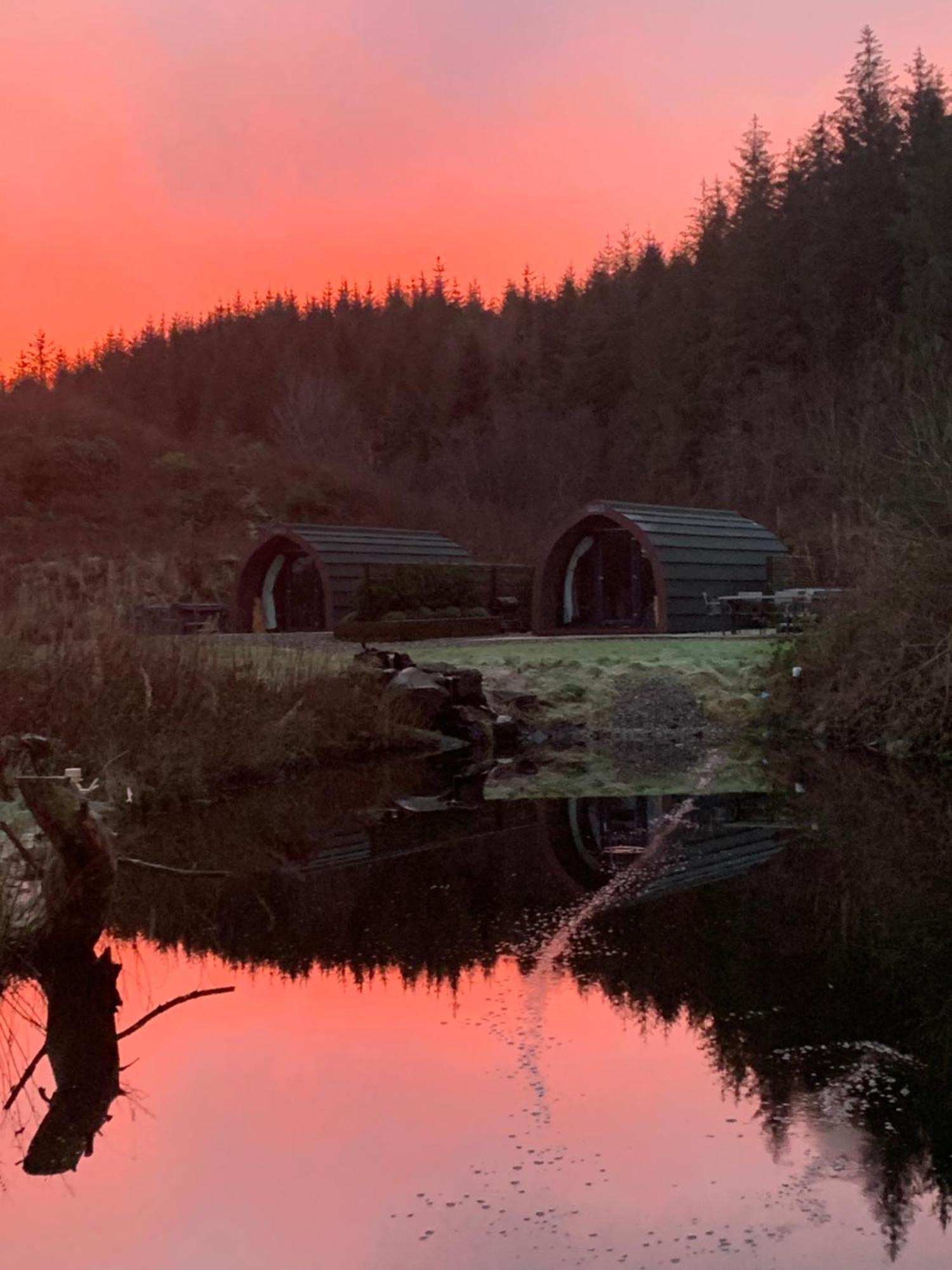 Tawny Owl Pod With Hot Tub Villa Oban Bagian luar foto